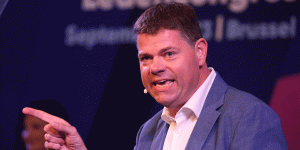 Tom Ongena (Open VLD) op zaterdag.